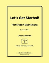 Let's Get Started! Digital File Reproducible PDF cover Thumbnail